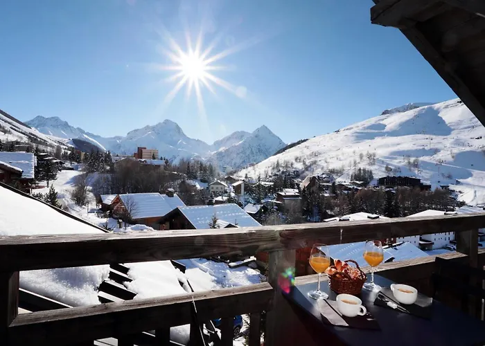 Superbe 250m2 Luxe Vue Panoramique Chalet Les Deux Alpes